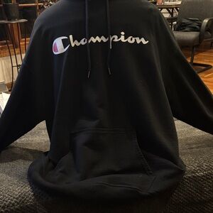 Champion Black Pullover Hoodie